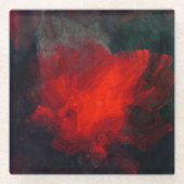 Mitternachtsfeuer-Untersetzer Glasuntersetzer (Vorderseite)