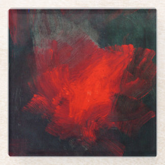 Mitternachtsfeuer-Untersetzer Glasuntersetzer