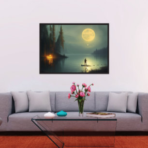 Mitternachtsfischen Poster