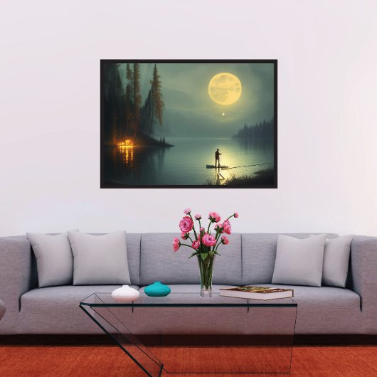 Mitternachtsfischen Poster