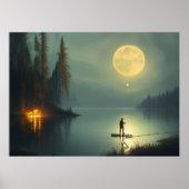 Mitternachtsfischen Poster (Vorne)