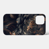 Mitternachtsflorales Case-Mate iPhone Hülle (Rückseite (Horizontal))