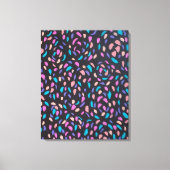 Mitternachtsflug farbenfrohe Print Leinwanddruck (Vorderseite)