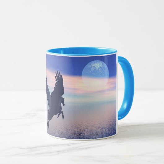 Mitternachtsflug Tasse (VorderseiteRechts)