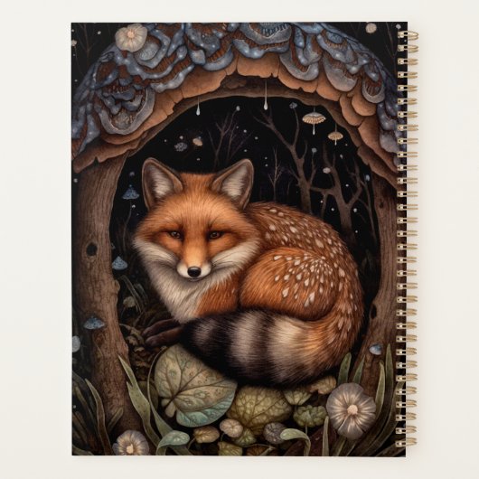 Mitternachtsfox-Planer Planer (Rückseite)