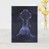 MitternachtsFriedhofs-Karte Karte (Gelbe Blume)