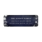 Mitternachtsfrost | Ferien-Rücksendeadresse (Vorne)