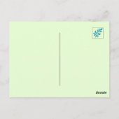 Mitternachtsfrühlingserlebnis "Nature's Invite to Postkarte (Rückseite)