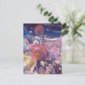 Mitternachtsgarten A.I. mit Foto Poster Postkarte (Stehend Vorderseite)