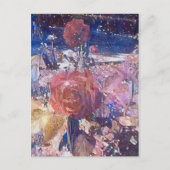 Mitternachtsgarten A.I. mit Foto Poster Postkarte (Vorderseite)