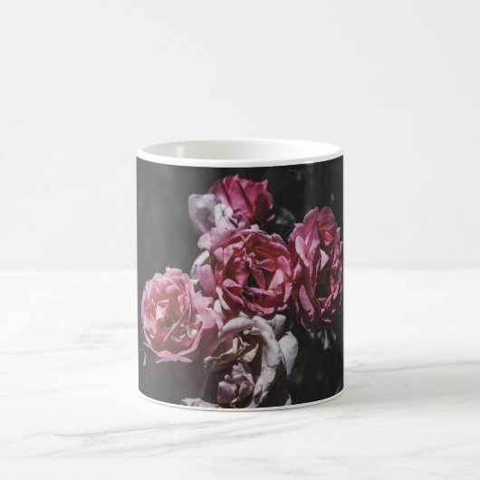 Mitternachtsgarten, dunkle Blumen, Tasse (Mittel)