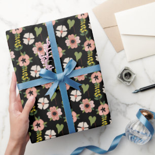 Mitternachtsgarten Geschenkpapier