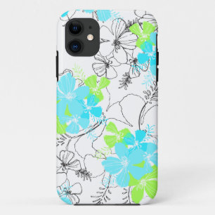 Mitternachtsgarten Hawaiianischer Hibiskus iPhone  Case-Mate iPhone Hülle