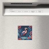Mitternachtsgarten-Reiher-Magnet Magnet (In Situ (Geschirrspüler))