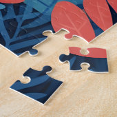 Mitternachtsgarten-Reiher-Puzzle Puzzle (Seite)