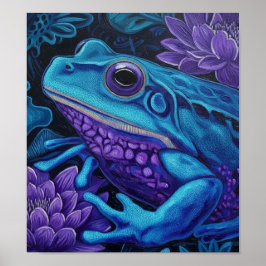 MitternachtsGartenFrosch Poster