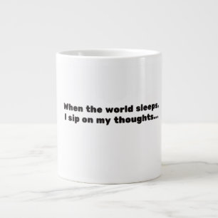 „Mitternachtsgedanken“ Jumbo-Tasse