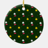 Mitternachtsgedichte Weihnachten Personalisiertes Keramik Ornament (Hinten)