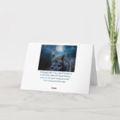 Mitternachtsgeist ArtCard Karte (Rückseite)