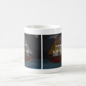 Mitternachtsgel - Tasse zum Geburtstag (Mittel)