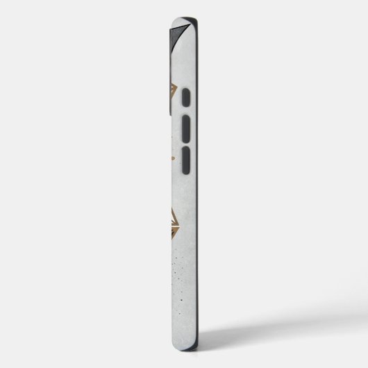 Mitternachtsgeometrie Case-Mate iPhone Hülle (Rückseite / Links)