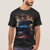 Mitternachtsgeschwindigkeit: Ein hyperrealistische T-Shirt (Vorderseite)