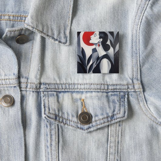Mitternachtsglanz-Rundbutton Button (Beispiel)