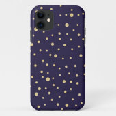 MitternachtsGlitzer iPhone Fall Case-Mate iPhone Hülle (Rückseite)