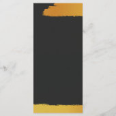 Mitternachtsgold Hochzeitsprogramm Programm (Rückseite)