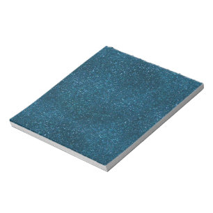Mitternachtsgrüner Glitter Notizblock