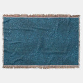 Mitternachtsgrüner Glitzer Decke (Vorderseite)