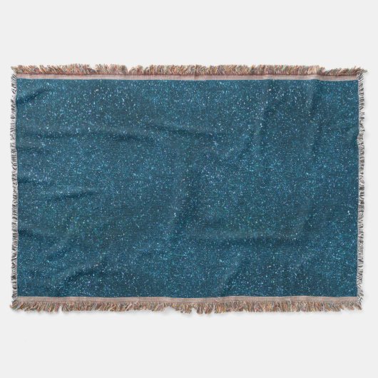 Mitternachtsgrüner Glitzer Decke (Vorderseite)