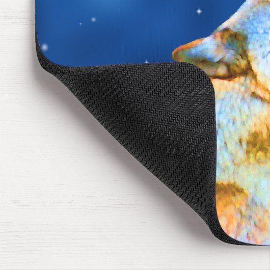 Mitternachtsheulen Mousepad (Ecke)