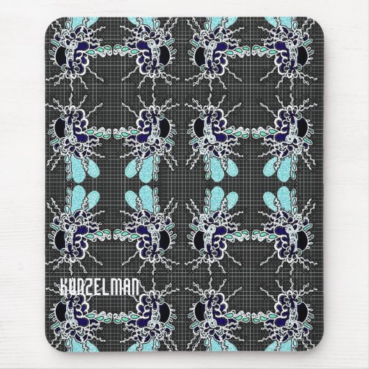 "MITTERNACHTShimmel-" MAUSUNTERLAGE Mousepad (Vorne)