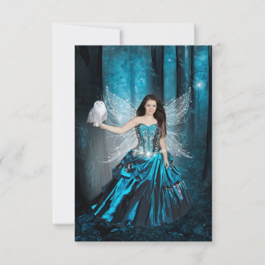 Mitternachtsholz Dankeskarte (Vorderseite)