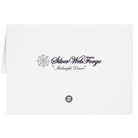 Mitternachtskarte (Rückseite Horizontal)