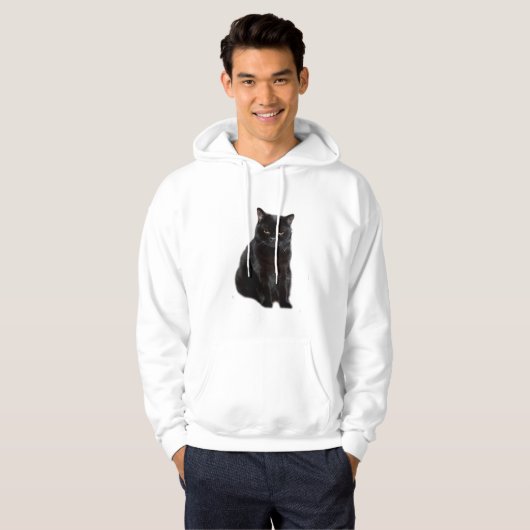 Mitternachtskatze Hoodie (Vorne ganz)