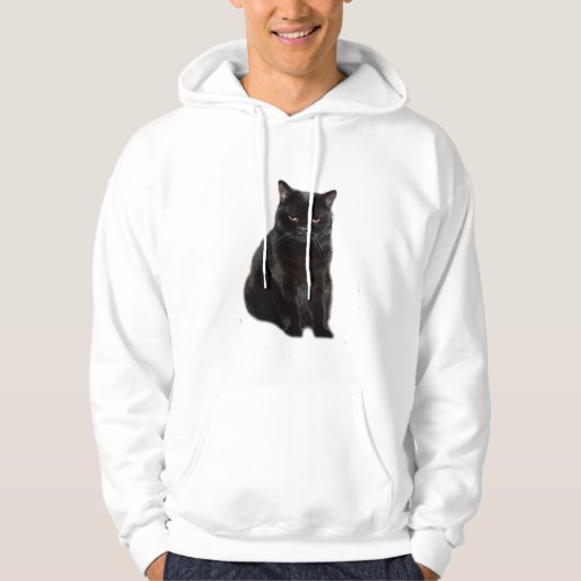 Mitternachtskatze Hoodie (Vorderseite)