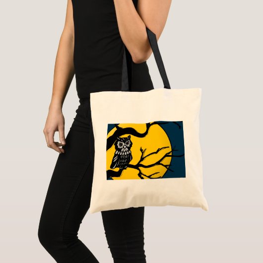Mitternachtskauz (Trick- oder Beauty-Tasche) Tragetasche (Vorderseite (Produkt))