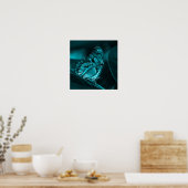 Mitternachtsleidenschaft Poster (Küche)