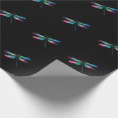 Mitternachtslibelle Geschenkpapier (Ecke)