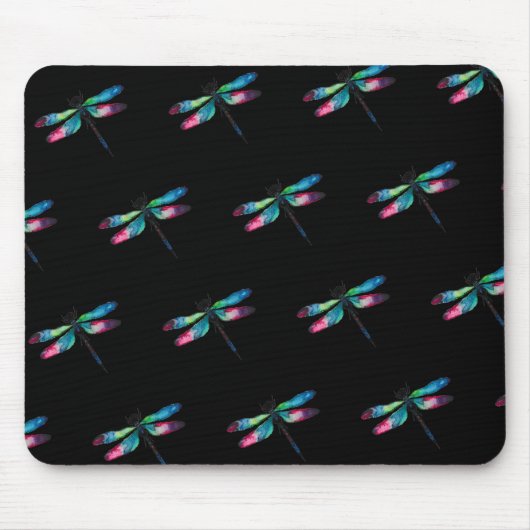 Mitternachtslibellen Mousepad (Vorne)