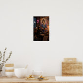 Mitternachtslicht-Banner mit Mitgefühl Poster (Küche)