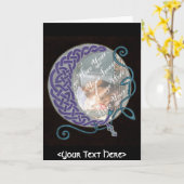 Mitternachtsmagic-Frame-Karte Karte (Gelbe Blume)