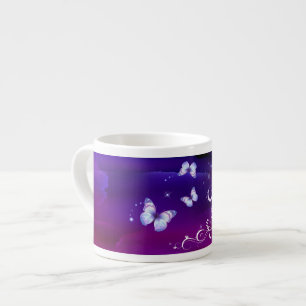 Mitternachtsmagie Butterfliegen Espressotasse