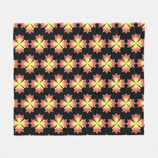 Mitternachtsmagie Fleecedecke (Vorderseite (Horizontal))