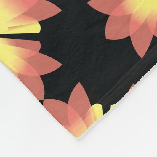 Mitternachtsmagie Fleecedecke (Ecke)