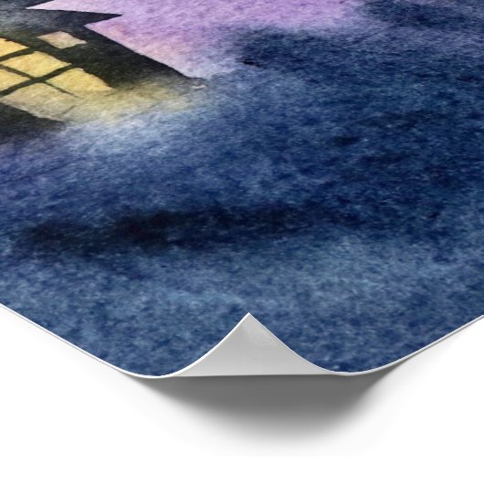 Mitternachtsmagie: Halloween-Trick oder -Leckerei  Poster (Ecke)