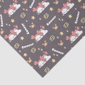 Mitternachtsmagie - Krebs Zodiac Dreamland Seidenpapier (Ausschnitt)