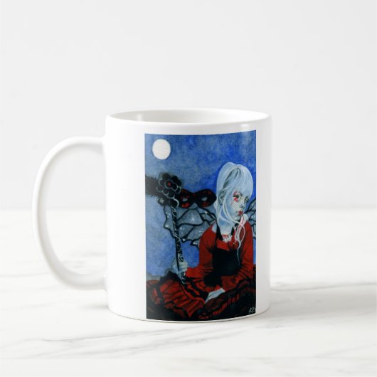 Mitternachtsmaskerade-Fee-Tasse Kaffeetasse (Links)
